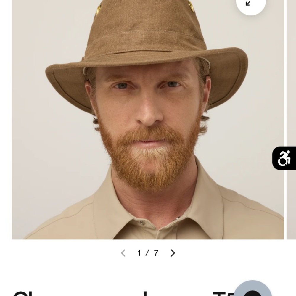 SOLD Classic Brown Men's hats hemp il